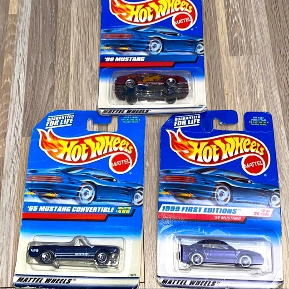 Hot Wheels vintage mustang metal die cast cars 90s nostalgia nwt toy cars - Picture 8 of 8